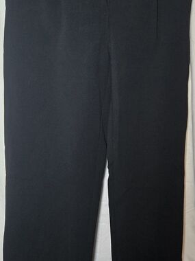 DKNY Black Straight Leg Dress Pants